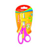 Tijera, Escolar, 5.5", Pta, Redonda, Easy Open - agarre suave, Blister x 1 Und.